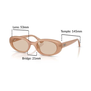 RAY-BAN - RB4441D OPAL BROWN/OPAL BEIGE แว่นกันแดด