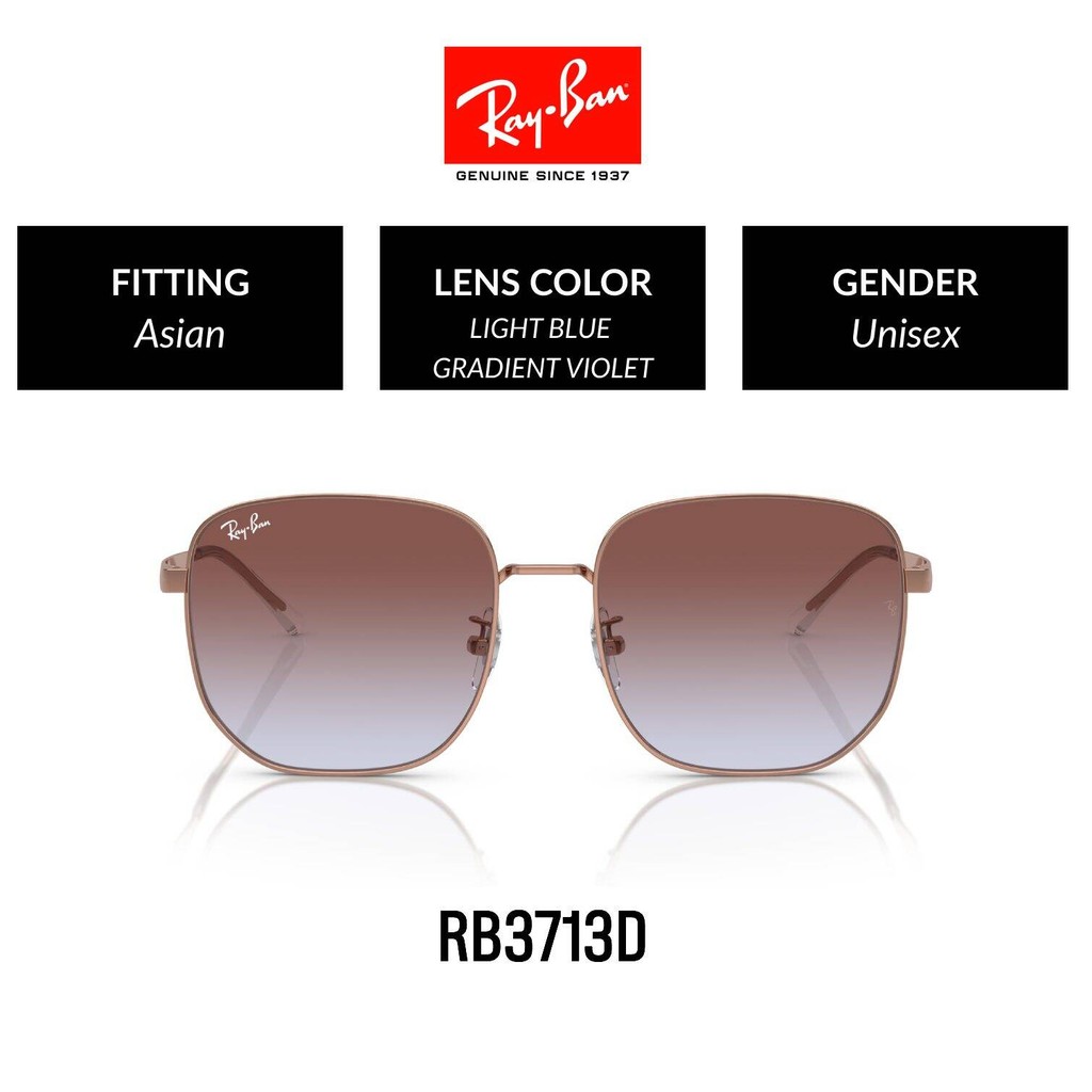 Ray-Ban RB3713D 920218 size 57 แว่นกันแดด