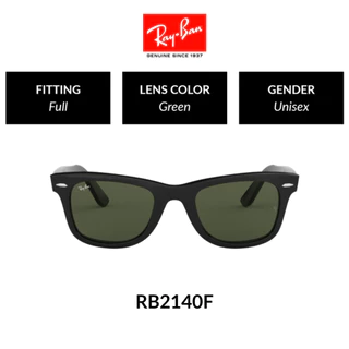 Ray-Ban Wayfarer - RB2140F 901 size 52 -sunglasses แว่นกันแดด