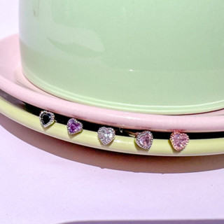 More Than Piercing: A034 Tiny Rainbow Heart (1 pc) จิวหู/ต่า…