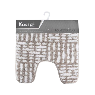 KASSA HOME พรมห้องน้ำ รุ่น BC-091UBR ขนาด 45 x 45 ซม. สีน้ำตาล