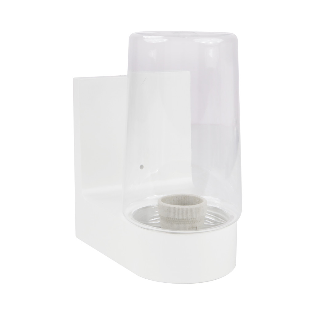 LUZINO โคมไฟผนังภายนอก E27x1 รุ่น GD002-S-JAR-W8-WH สีขาว - ใส