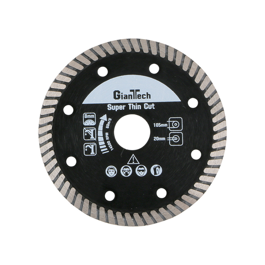 GIANTTECH ใบตัดเพชรบางพิเศษ (ตัดน้ำ) GIANTTECH รุ่น G613111 สีดำ
