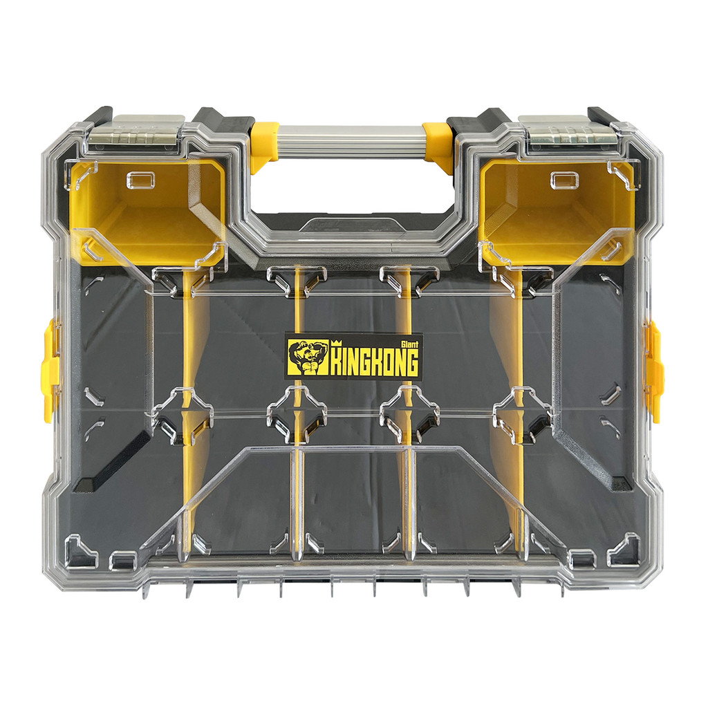 กล่องเก็บอะไหล่พลาสติกพร้อมตัวกั้นแบบปรับได้ GIANT KINGKONG รุ่น HL3086-H ขนาด 44 x 36 x 6.5 ซม.