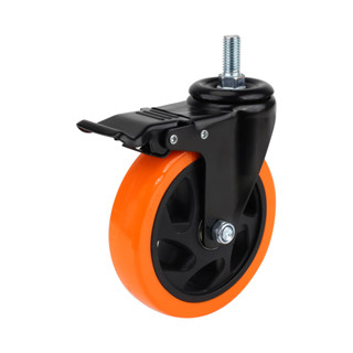 GIANT KINGKONG ล้อ PVC แบบเกลียวสกรู หมุนได้ มีเบรก 12.5 ซม.…