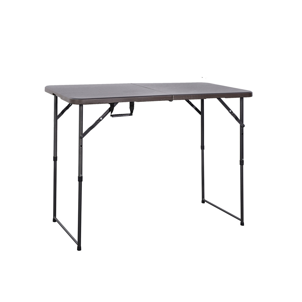 โต๊ะพับพกพา FONTE รุ่น NZK-120H-BN ปรับระดับขาได้ 3 ระดับ HDPE 120 x 60 x 90 ซม. สีน้ำตาล