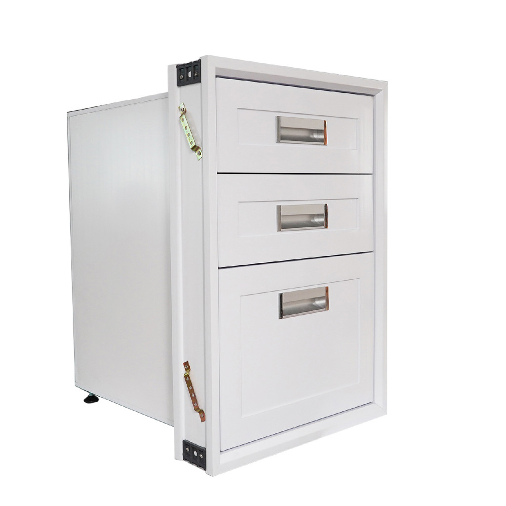 ZAGIO ตู้ลิ้นชัก 3 ชั้น รุ่น AccDrawer ขนาด 45.5 x 50 x 65.5 ซม. สีขาว