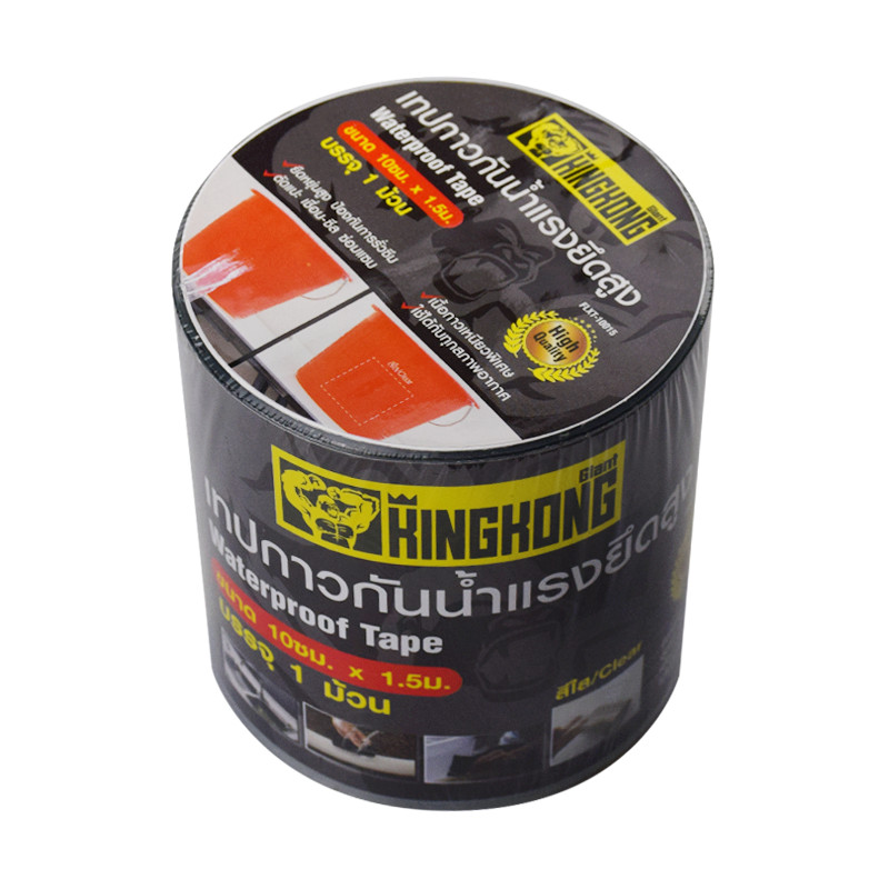 GIANT KINGKONG เทปกาวกันซึมชนิดยืดหยุ่น รุ่น FLXT-10015 ขนาด 10 ซม. x 1.5 เมตร สีใส