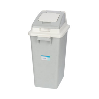 KASSA HOME ถังผงจัมโบ้ฝาเปิด รุ่น TWD1001A ขนาด 36 ลิตร สีเท…