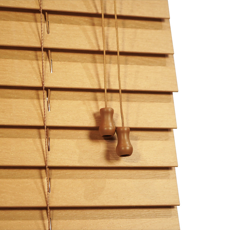 ตกแต่งบ้าน KASSA HOME มู่ลี่ PVC ลายไม้ รุ่น RF-M-002 TK 155.130 ขนาด 155 x 130 ซม. สีไม้สัก ส่งด่วน สั่งเลย