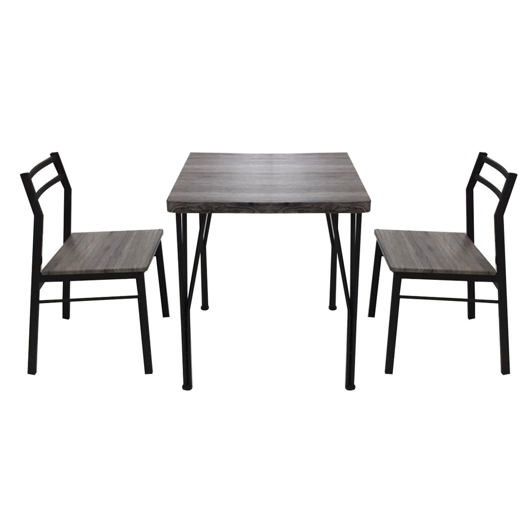 DECOS ชุดโต๊ะอาหารเมลามีน 2 ที่นั่ง รุ่น ริชชี สีน้ำตาล [ไม่รวมประกอบ] |ZWF| - รูปที่ 5