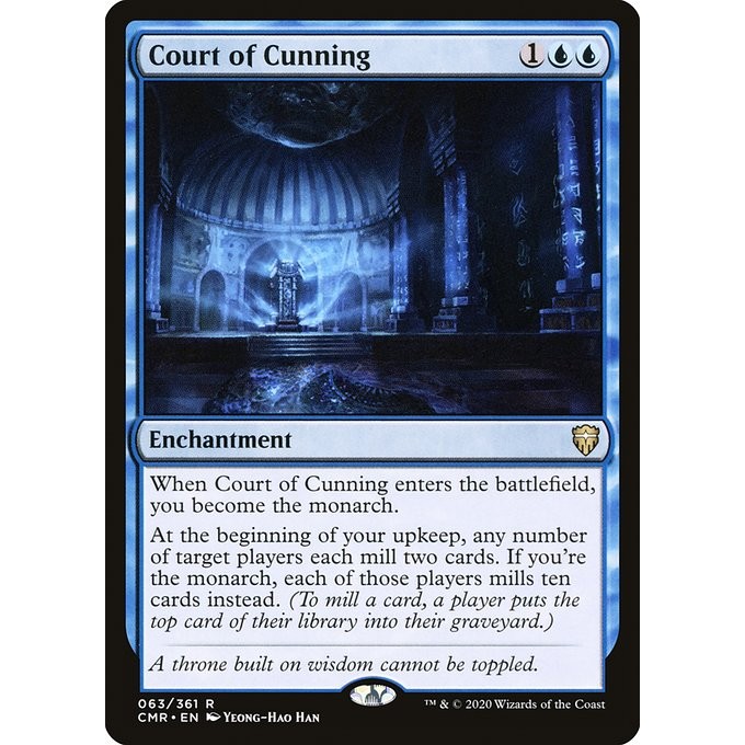 [Commander Legends] - [CMR] - (R) -[Court of Cunning] -  [2020]