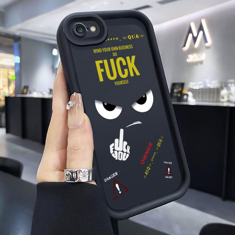 เคสสำหรับ iPhone 6 Plus 6s Plus 7 Plus 8 Plus SE 2020 เคสโทรศัพท์สนุกและซิลิโคนที่เป็นนวัตกรรม