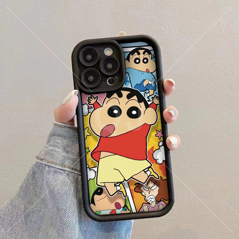 เคส Huawei Y6P Y7P Y7A Y9 Prime 2019 Y9 2019 Y7 Pro 2019 Y9S Y7 2019 Y6S Y6 Pro 2019 Y6 2019 Y7 Prime 2019 Y5P Y9A Y5 2018 Y6 Prime 2019 Y5 2018 Y5 Lite 2018 การ์ตูนชินจังกรณีโทรศัพท์