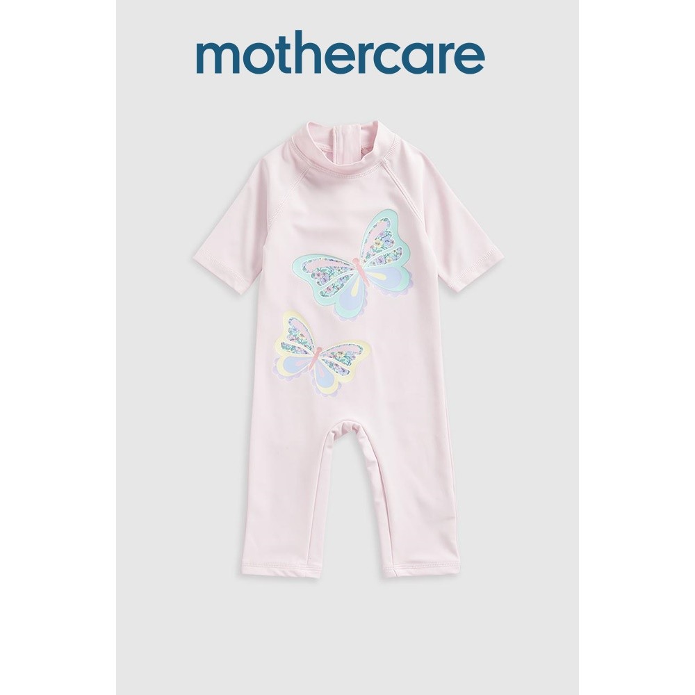 ชุดว่ายน้ำเด็กผู้หญิง Mothercare Butterfly Sunsafe Suit UPF50+ JL464