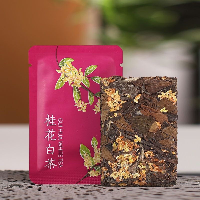 Osmanthus White Tea Fuding Old White Tea Fujian High Mountain White Tea Shoumei Gongmei Biscuit Tea 