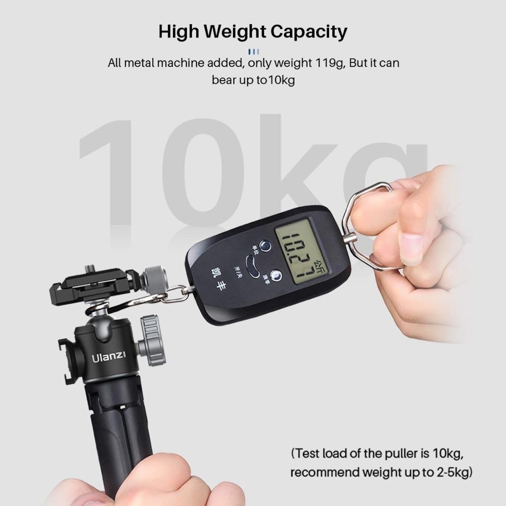 Ulanzi U80L Aluminum Alloy Ball Head หัวบอลต่อขาตั้ง เกลียว 1/4 พร้อมระบบ Arca + Quick Release Plate