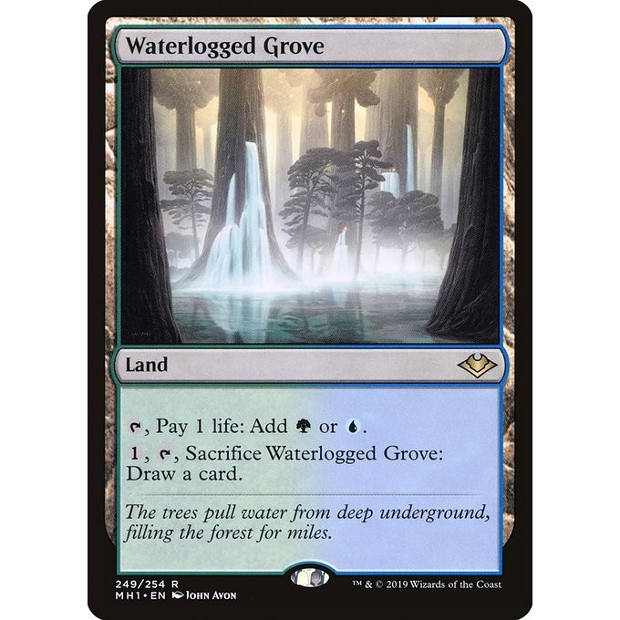 [Modern Horizons] - [MH1] - (R) -[Waterlogged Grove] -  [2019]