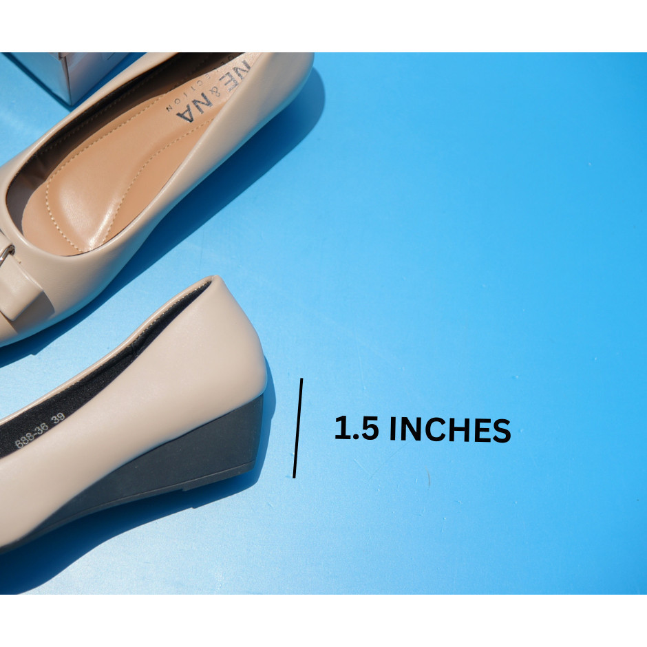 รองเท้าเเฟชั่นผู้หญิงเเบบคัชชูส้นเตี้ย No. 688-36 NE&NA Collection Shoes