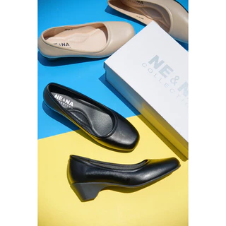 รองเท้าเเฟชั่นผู้หญิงเเบบคัชชูเเฟชั่นส้นปานกลาง No. 688-64 NE&NA Collection Shoes