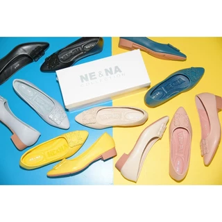 รองเท้าเเฟชั่นผู้หญิงเเบบคัชชูส้นเตี้ย No. 44-8 NE&NA Collection Shoes