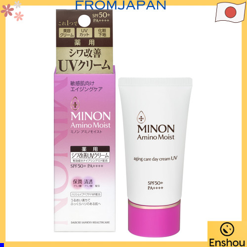 [Direct From Japan]   Minon Amino Moist Aging Care Day Cream UV 30g [Sensitive Skin] Quasi-drug Base