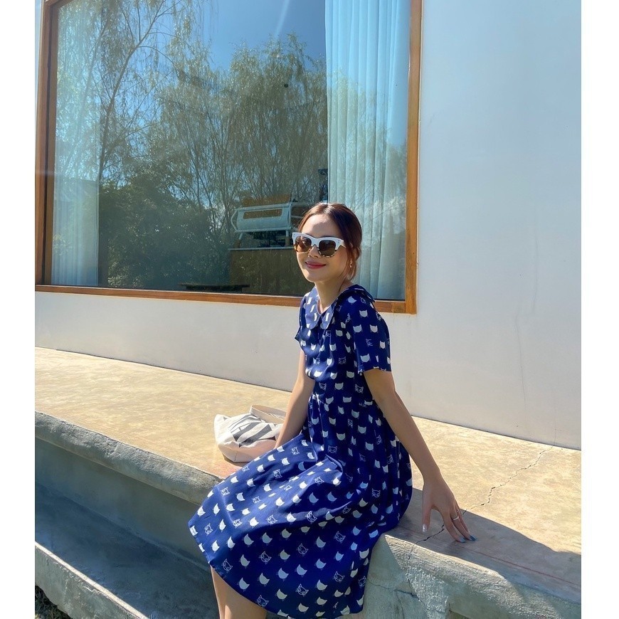 MyWay Brand : Dress ชุดเดรส - Lady Cat