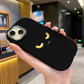 เคสสำหรับ OPPO A18 A38 เคสโทรศัพท์ซิลิโคนที่มีรูปแบบตาน้อยที่สุด