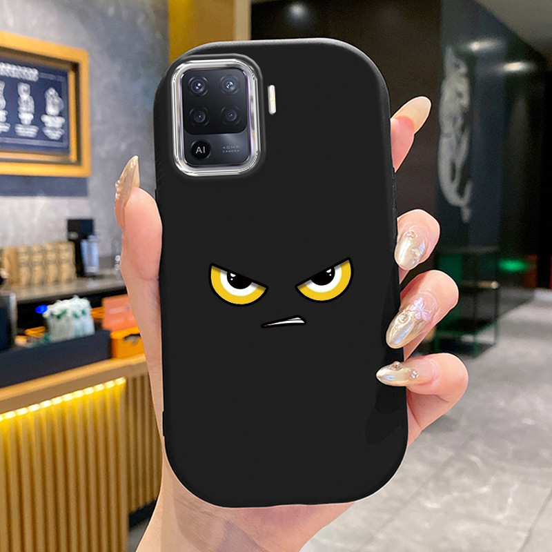 เคสสำหรับ OPPO A94 A93 2020 Reno 5F 4F 4 Lite 5 Lite F17 Pro 19 Pro เคสโทรศัพท์ซิลิโคนที่มีรูปแบบตาน้อยที่สุด