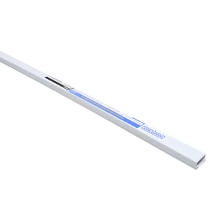 POWER MAX รางเดินสายไฟ PVC ขนาด 10x20 มม. ยาว 2 เมตร สีขาว |SEN|