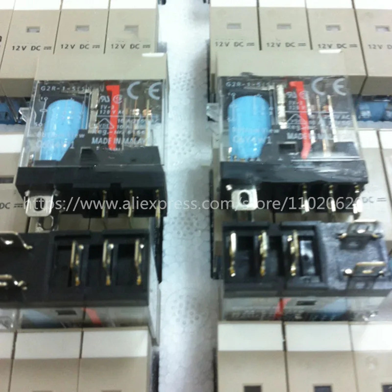 <0>5 ชิ้น รีเลย์ใหม่ของแท้ G2R-1-S (S) DC12V