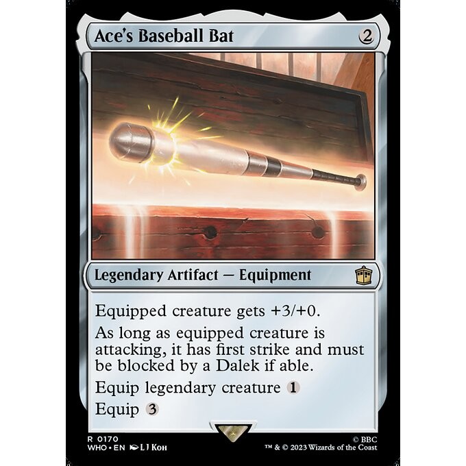 [Doctor Who] - [WHO] - (R) -[Ace's Baseball Bat] -  [2023]