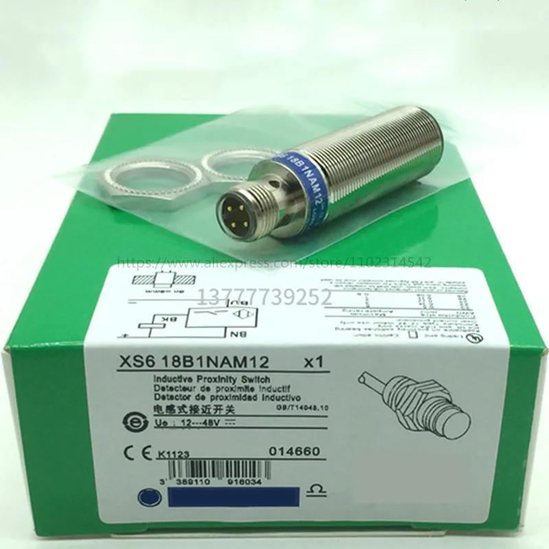 0>XS618B1NAM12 XS618B1PAM12 XS618B1PBM12 XS618B1NBM12 เซ็นเซอร์สวิตช์ใกล้เคียง Schneider ใหม่คุณภาพส