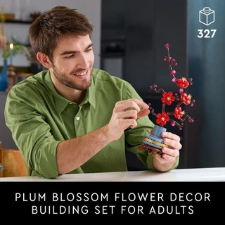 LEGO Botanicals 10369 Plum Blossom (327pcs.), Building Blocks, Kids Toy