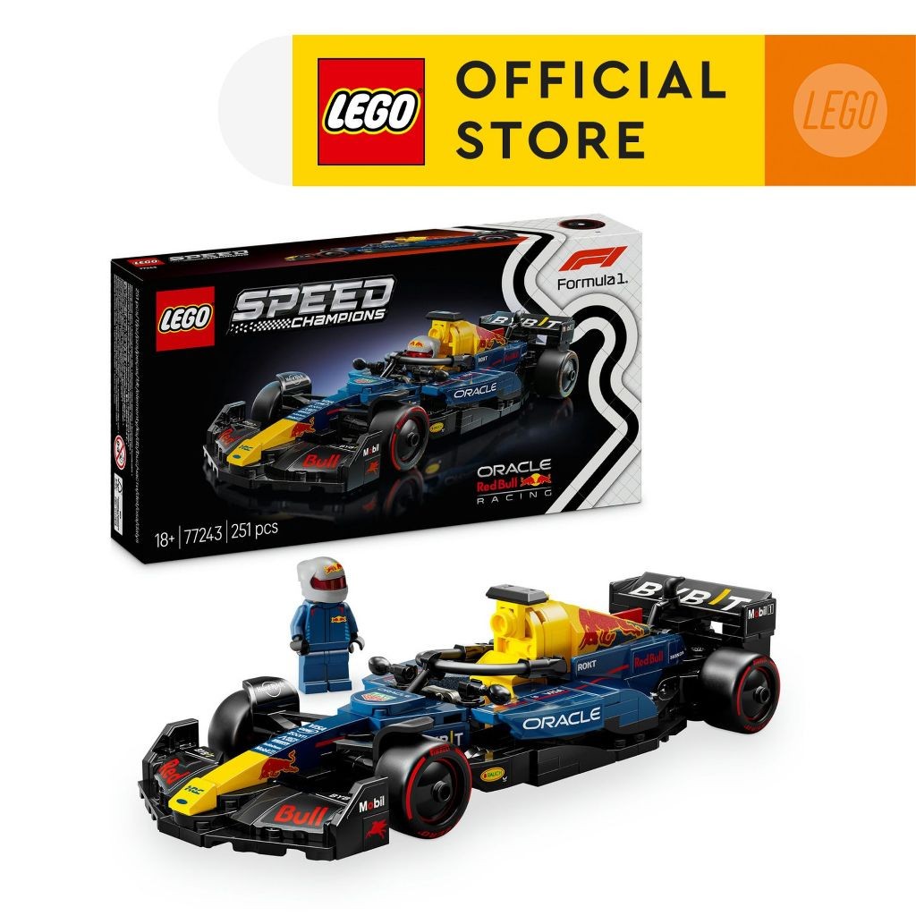 LEGO Speed Champions 77243 Oracle Red Bull Racing RB20 F1 Race Car (251pcs.), Building Blocks, Kids Toy