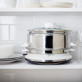 Tefal หม้อนึ่งไฟฟ้า Steamer Convenaient Stainless กำลังไฟ 900 วัตต์ ขนาดความจุ 6 ลิตร รุ่น VC145130 -Silver