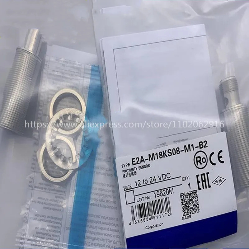 พรอกซิมิตี้สวิตช์เซ็นเซอร์ใหม่คุณภาพสูง E2A-M18KS08-M1-B1 E2A-M18KS08-M1-C1 E2A-M08KN04-M1-B1 E2A-M0