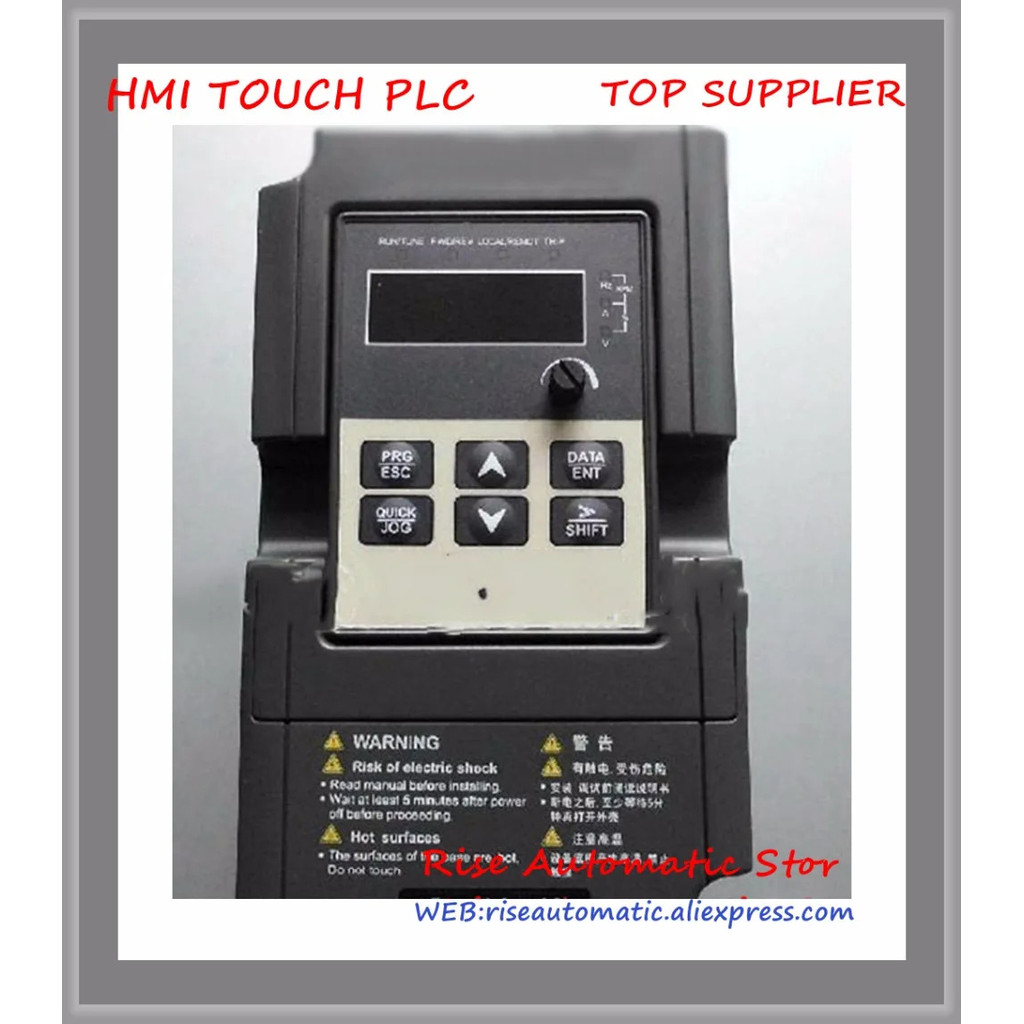 ไดรเวอร์ความถี่ AC แบบอินเวอร์เตอร์ VFD GD10-0R2G-S2-B ใหม่ 1 เฟส 230V 0.2KW 4.9A