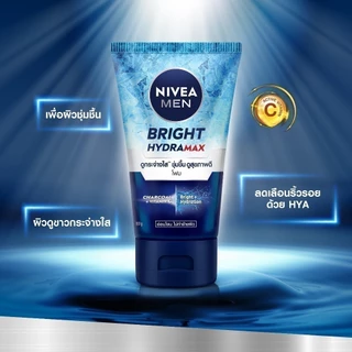 นีเวีย เมน โฟมล้างหน้า ไบรท์ ไฮดร้าแม็กซ์ 100 กรัม NIVEA เมน โฟมล้างหน้า
