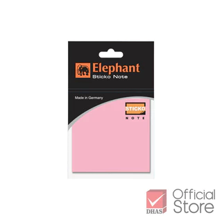 Elephant กระดาษโน๊ต กระดาษโน๊ตกาวในตัว สีพาสเทล ขนาด 3X3 นิ้ว 100 แผ่น จำนวน 1 ชิ้น