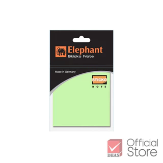 Elephant กระดาษโน๊ต กระดาษโน๊ตกาวในตัว สีพาสเทล ขนาด 3X3 นิ้ว 100 แผ่น จำนวน 1 ชิ้น