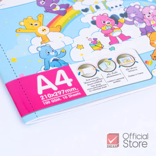 Master Art สมุดวาดรูป สมุดภาพระบายสี แคร์แบร์ จำนวน 1 เล่ม