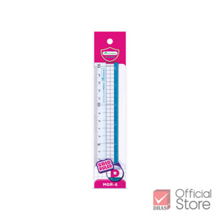 Master Art ไม้บรรทัดตาราง 6 นิ้ว MGR-6 จำนวน 1 อัน