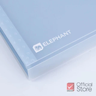 Elephant แฟ้มกระเป๋าหูหิ้ว กระเป๋าเอกสาร A4 12 ช่อง จำนวน 1 ชิ้น (คละสี)