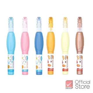 [แพ็ค12 ด้าม] Elfen ปากกาลบคำผิด 4 มล. คละสี จำนวน 12 ด้าม