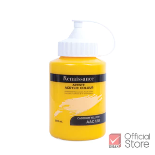 Renaissance สีอะคริลิค 500 มล. 5 เฉดสี จำนวน 1 ขวด