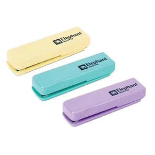 Elephant เครื่องเย็บกระดาษ พับเก็บได้ NO.PT-10 พาสเทล จำนวน 1 เครื่อง