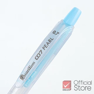 Quantum ปากกาลูกลื่น รุ่น 007 Pearl (เพิลล์) 0.7 มม. หมึก Geluloid น้ำเงิน - กระปุก 50 ด้าม