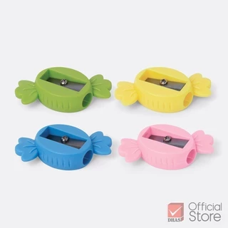 Elfen กบเหลาดินสอ EF-S4 ลูกกวาด คละสี จำนวน 1 กระปุก