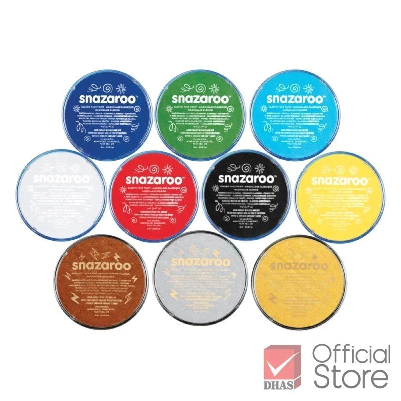Snazaroo สีเพ้นท์หน้า แบบตลับ 18 มล. จำนวน 1 ชิ้น